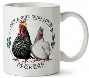 chicken lovers - chicken-themed gifts - chicken mug