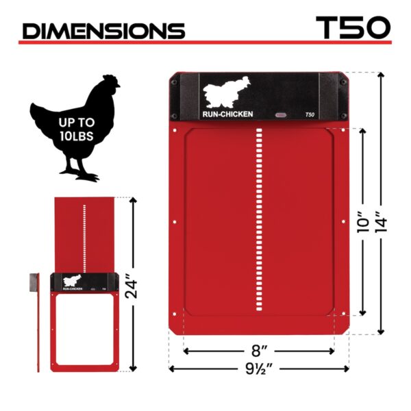 T50 – Red - RUN-CHICKEN