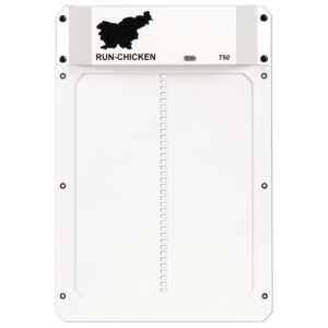 RUN-CHICKEN Automatic Chicken Coop Door - T50 Classic, SNOW edition