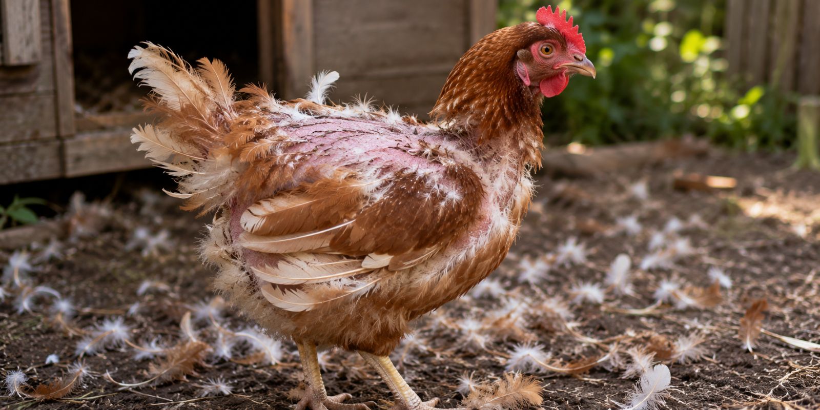 Chicken molting